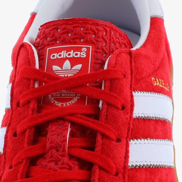 ADIDAS GAZELLE INDOOR SCARLET/WHITE - Imagen 5