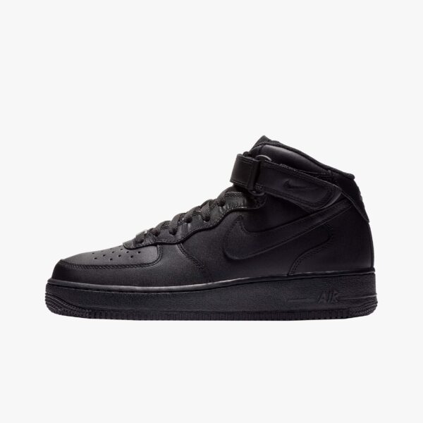 NIKE AIR FORCE 1 MID '07 TRIPLE BLACK