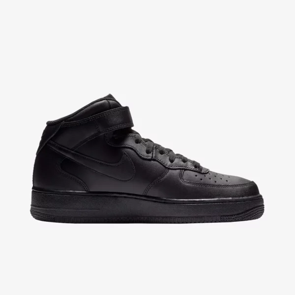 NIKE AIR FORCE 1 MID '07 TRIPLE BLACK - Imagen 3