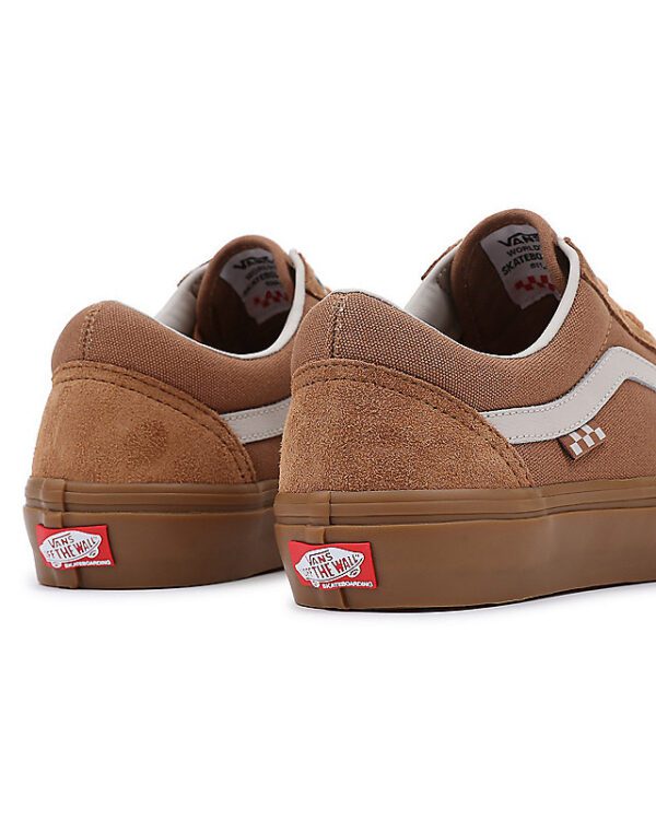 VANS SKATE 'OLD SKOOL' IN LIGHT BROWN/GUM - Imagen 5