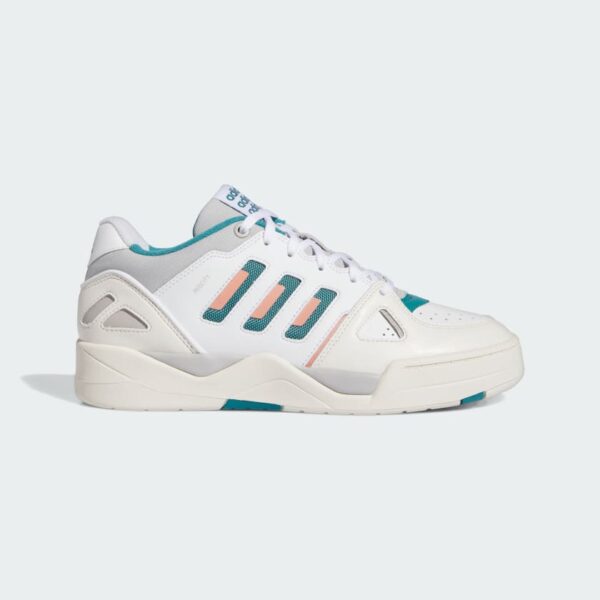 ADIDAS MIDCITY LOW BASKETBALL SHOES 'WHITE GREY AQUA' - Imagen 2