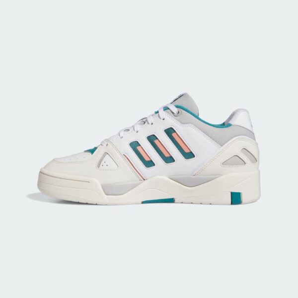 ADIDAS MIDCITY LOW BASKETBALL SHOES 'WHITE GREY AQUA'