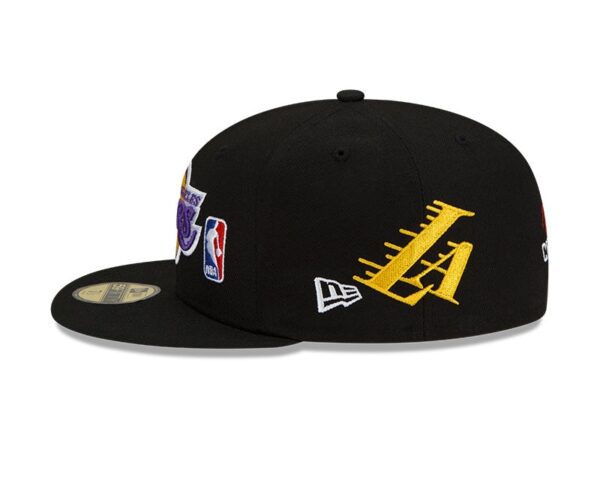 NEW ERA LOS ANGELES LAKERS COUNT THE RINGS 59/50 FITTED HAT - Imagen 4