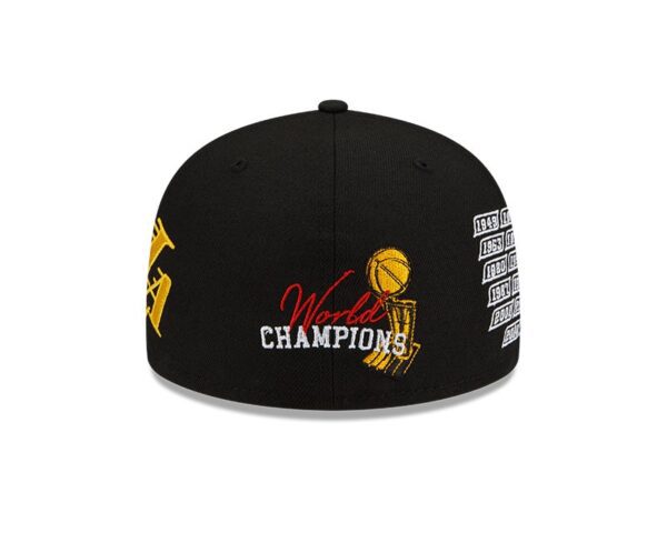 NEW ERA LOS ANGELES LAKERS COUNT THE RINGS 59/50 FITTED HAT - Imagen 5