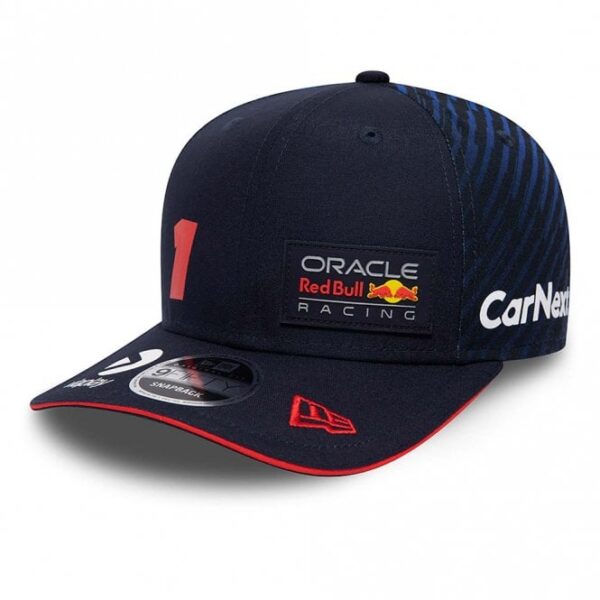 GORRA CON VISERA AJUSTABLE DE MAX VERSTAPPEN DEL EQUIPO RED BULL RACING