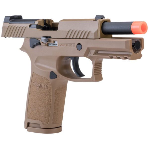 SIG SAUER PROFORCE P320 M18 MHS AIRSOFT BAS BLOWBACK PISTOLA (COLOR TAN) - Imagen 5