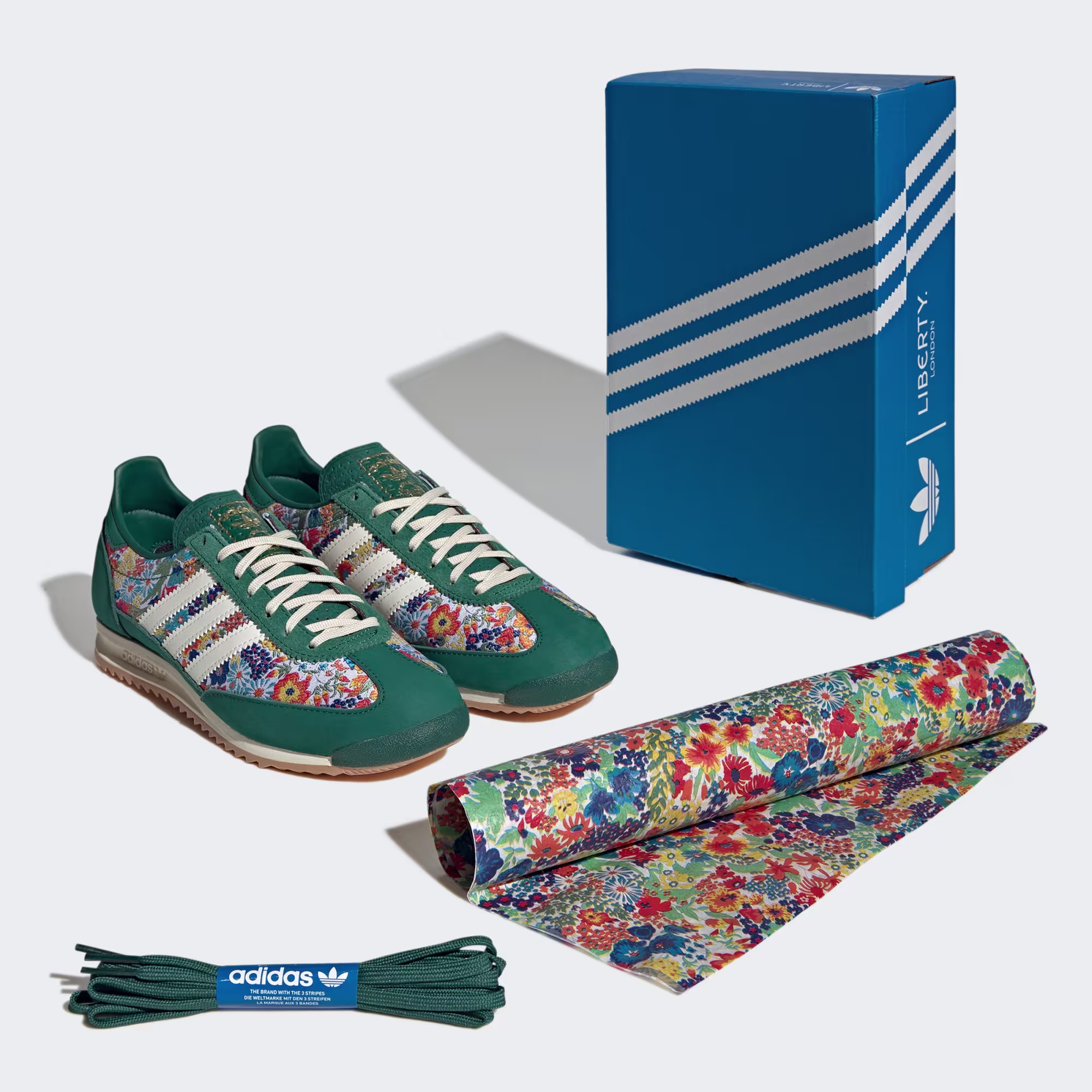 ADIDAS SL72 OG LIBERTY LONDON 'FLORAL EMBROIDERY' - Imagen 4