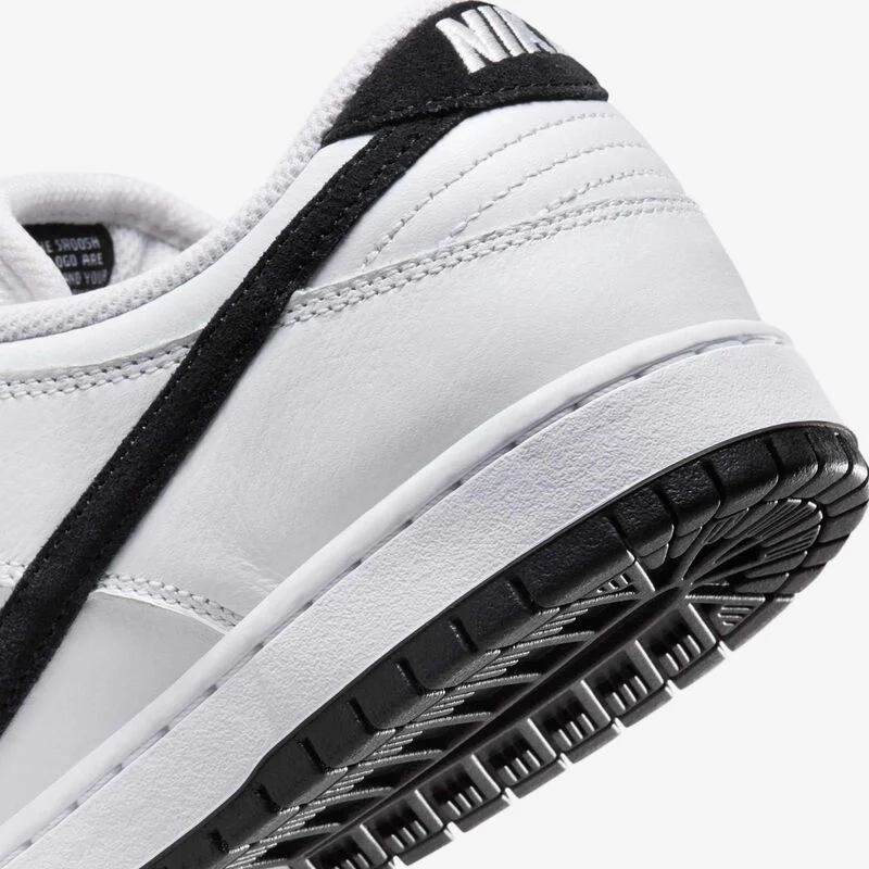 NIKE SB DUNK LOW PRO WHITE/BLACK - Imagen 7