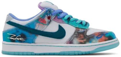 Nike Futura Laboratories x Dunk Low SB 'Bleached Aqua'