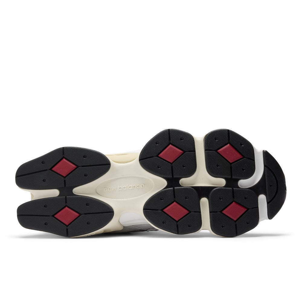 New Balance 9060 Grey/Cream Trainer - Imagen 3